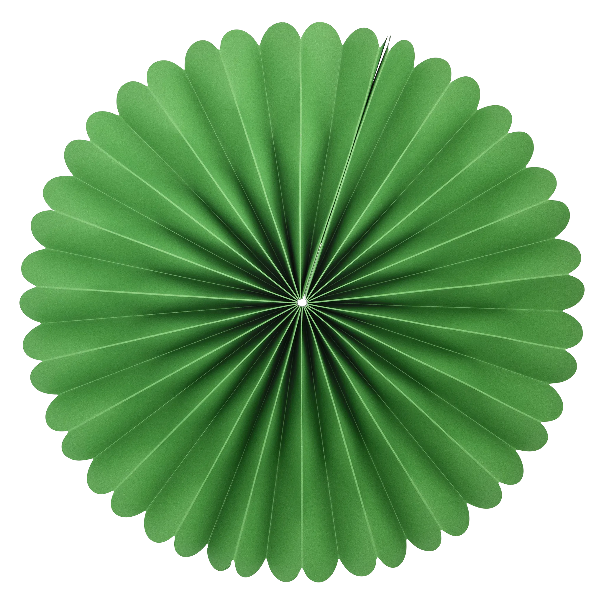 PLFN05 - Green and White Party Fan Set