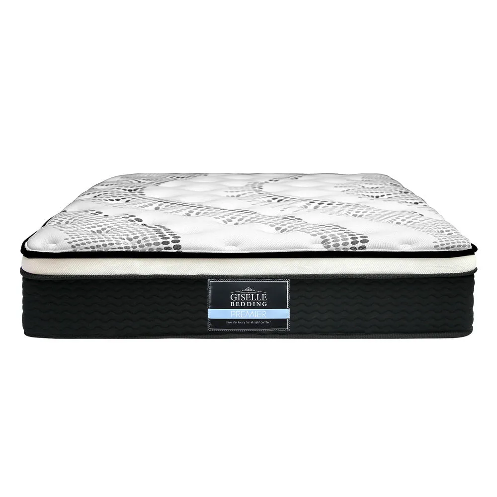 Plush Euro Top Mattress 32cm, 5-Zone Support, King - Giselle