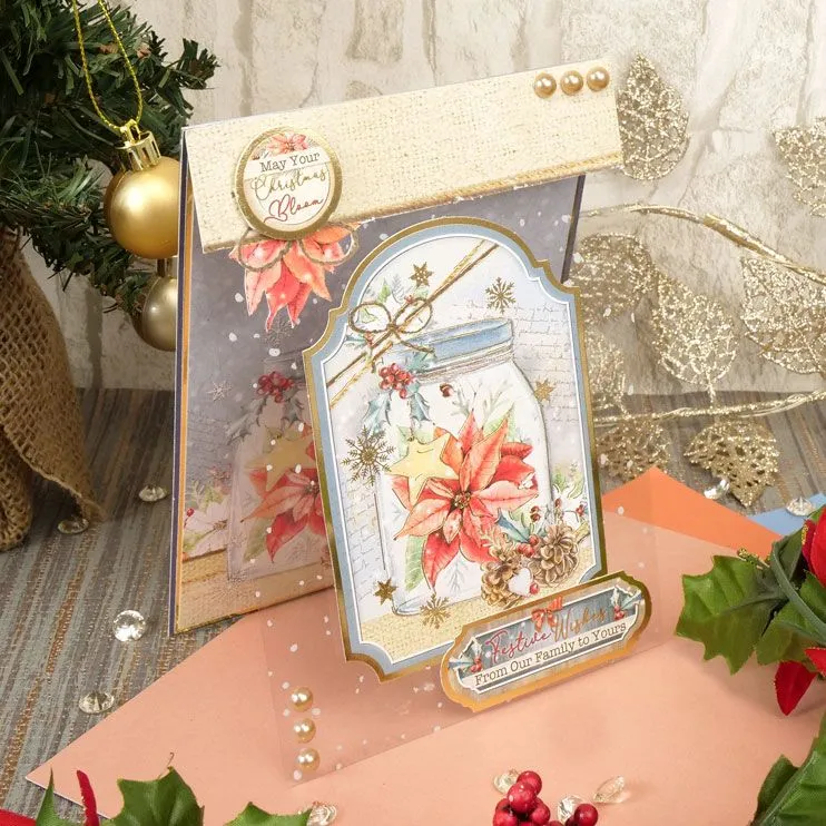 Poinsettia Promise Luxury Topper Set