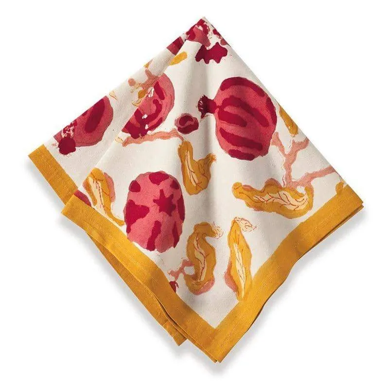 Pomegranate Napkins, Set of 6