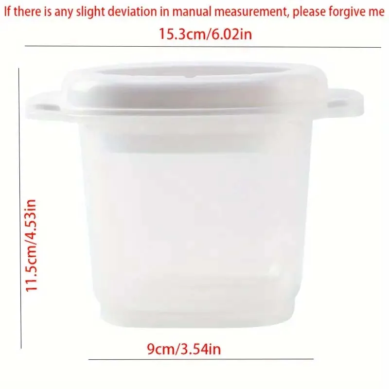 Portable White Microwave Rice Cooker