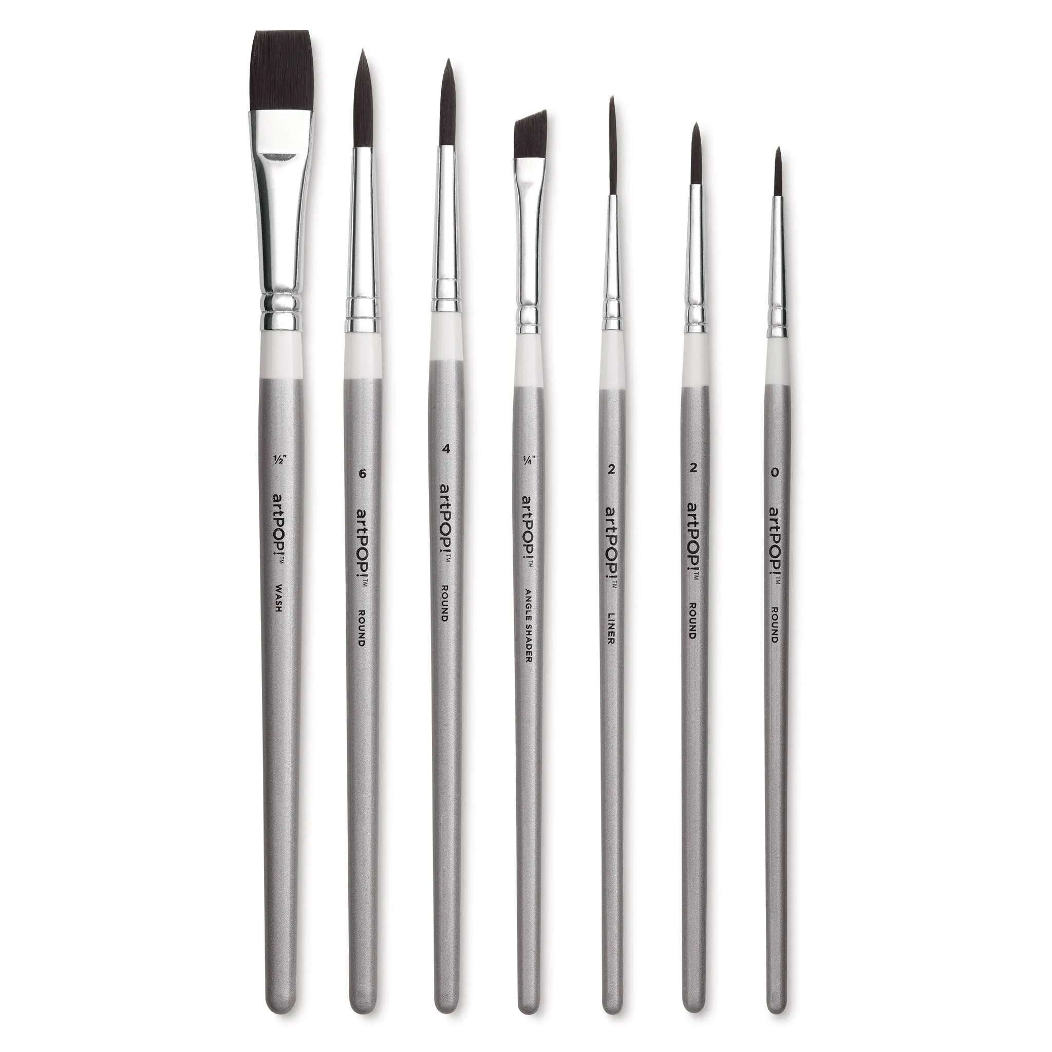 Premium Plus Synthetic Watercolor Brush Set of 7