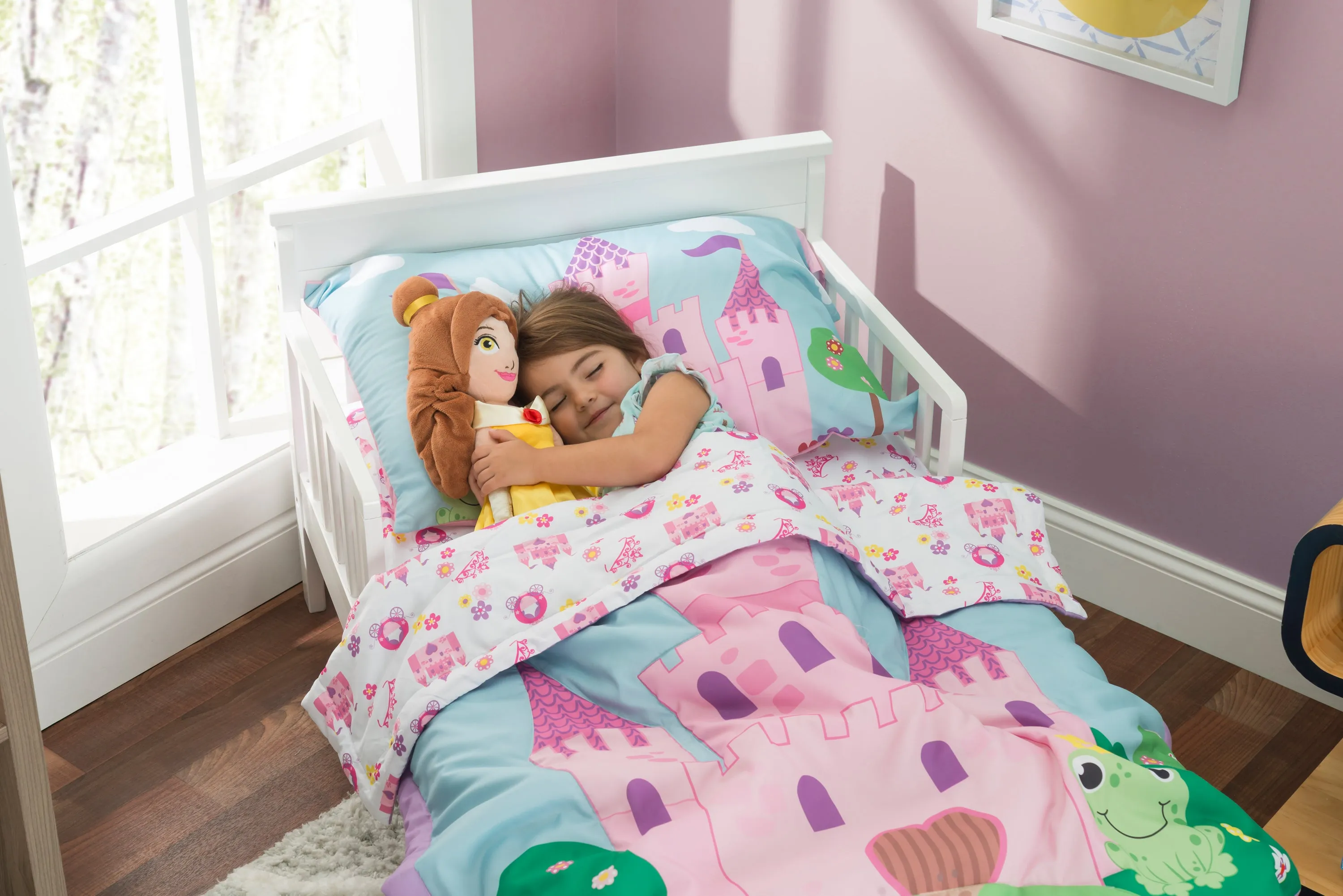 Princess Storyland 4-Piece Toddler Bedding Set