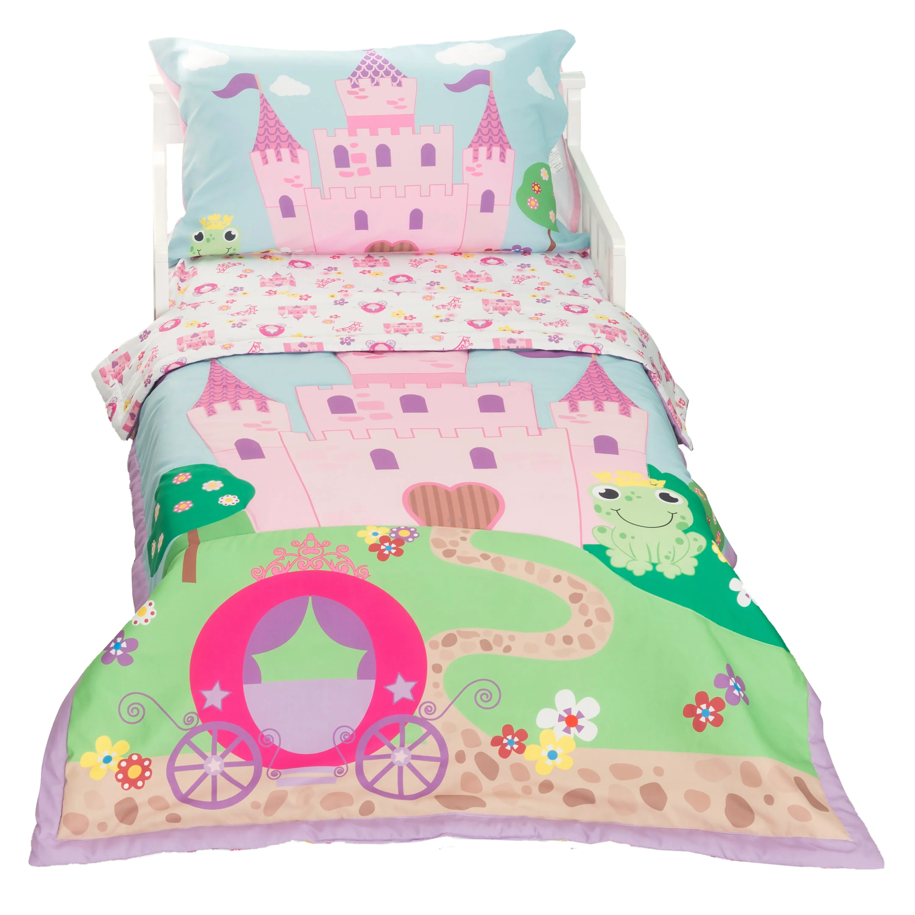 Princess Storyland 4-Piece Toddler Bedding Set