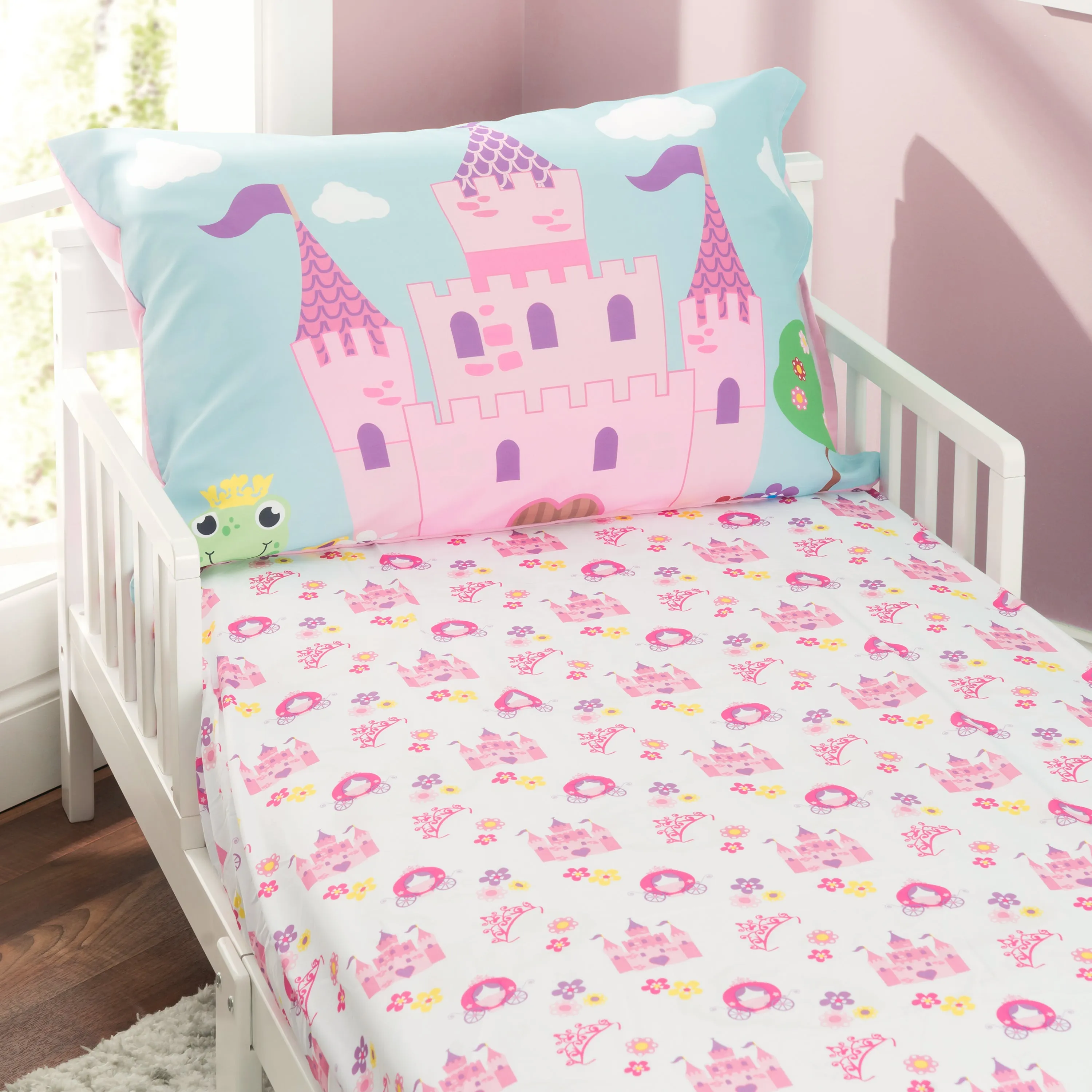 Princess Storyland 4-Piece Toddler Bedding Set