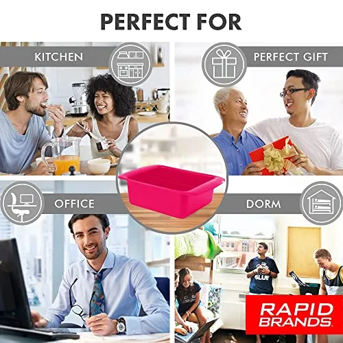 Rapid Ramen Cooker | Microwavable Cookware for Instant Ramen | BPA Free and Dishwasher Safe | Perfect for Dorm, Small Kitchen or Office | Black