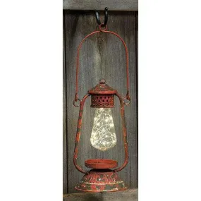 Red LED Lantern, 16x6