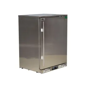 Rhino 129 Litre Solid Single Door Stainless Steel Bar Fridge - SG1-SD