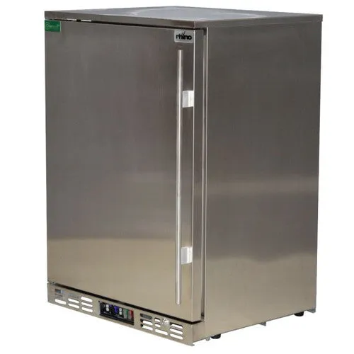 Rhino 129 Litre Solid Single Door Stainless Steel Bar Fridge - SG1-SD