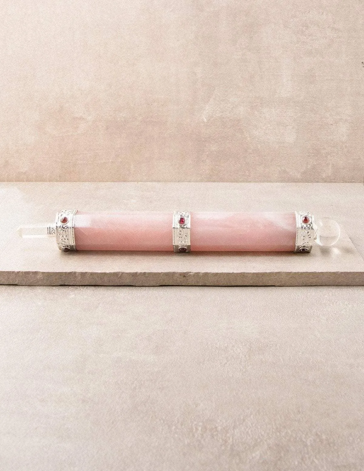 Rose Quartz Gemstone Healing Wand - As-Is-Clearance