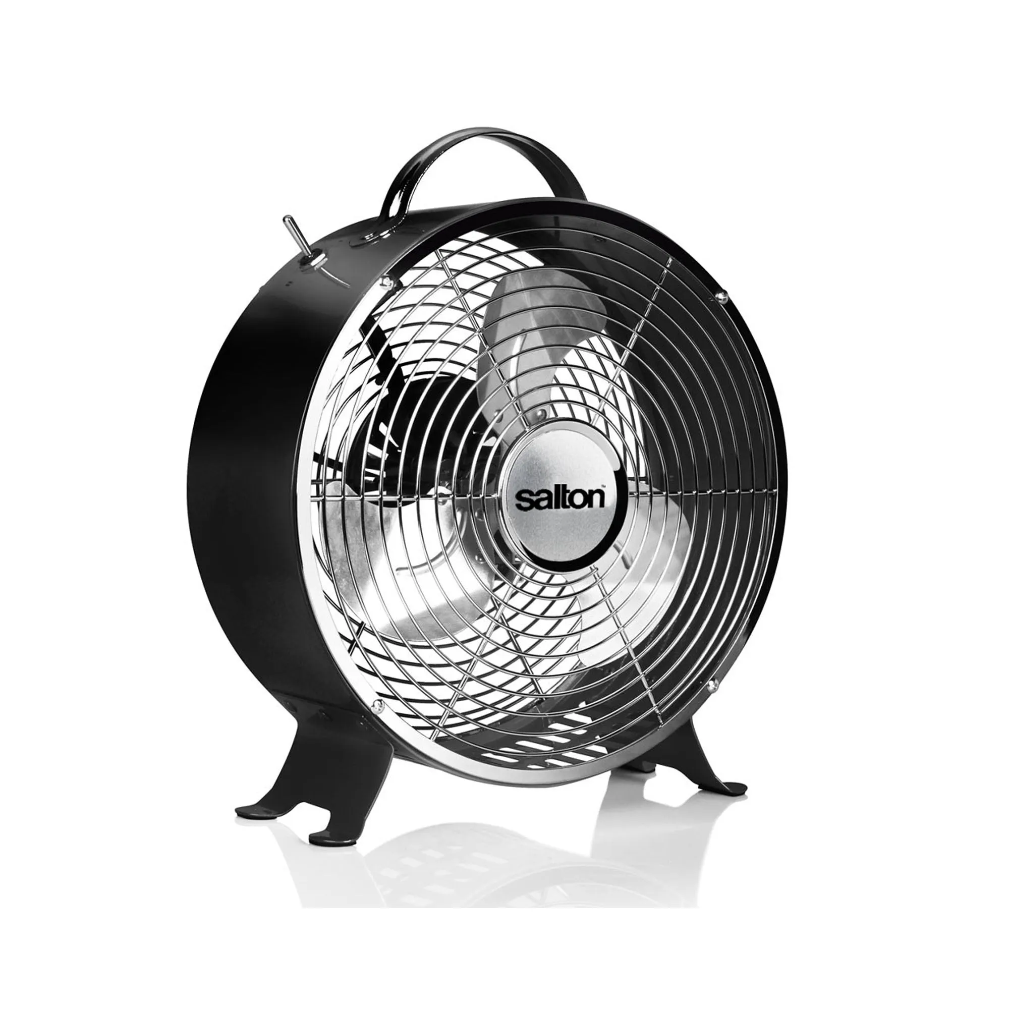 Salton 20cm Retro Fan Black