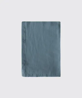 SAMPLE SALE<br>Flat Sheet Blue<br>King