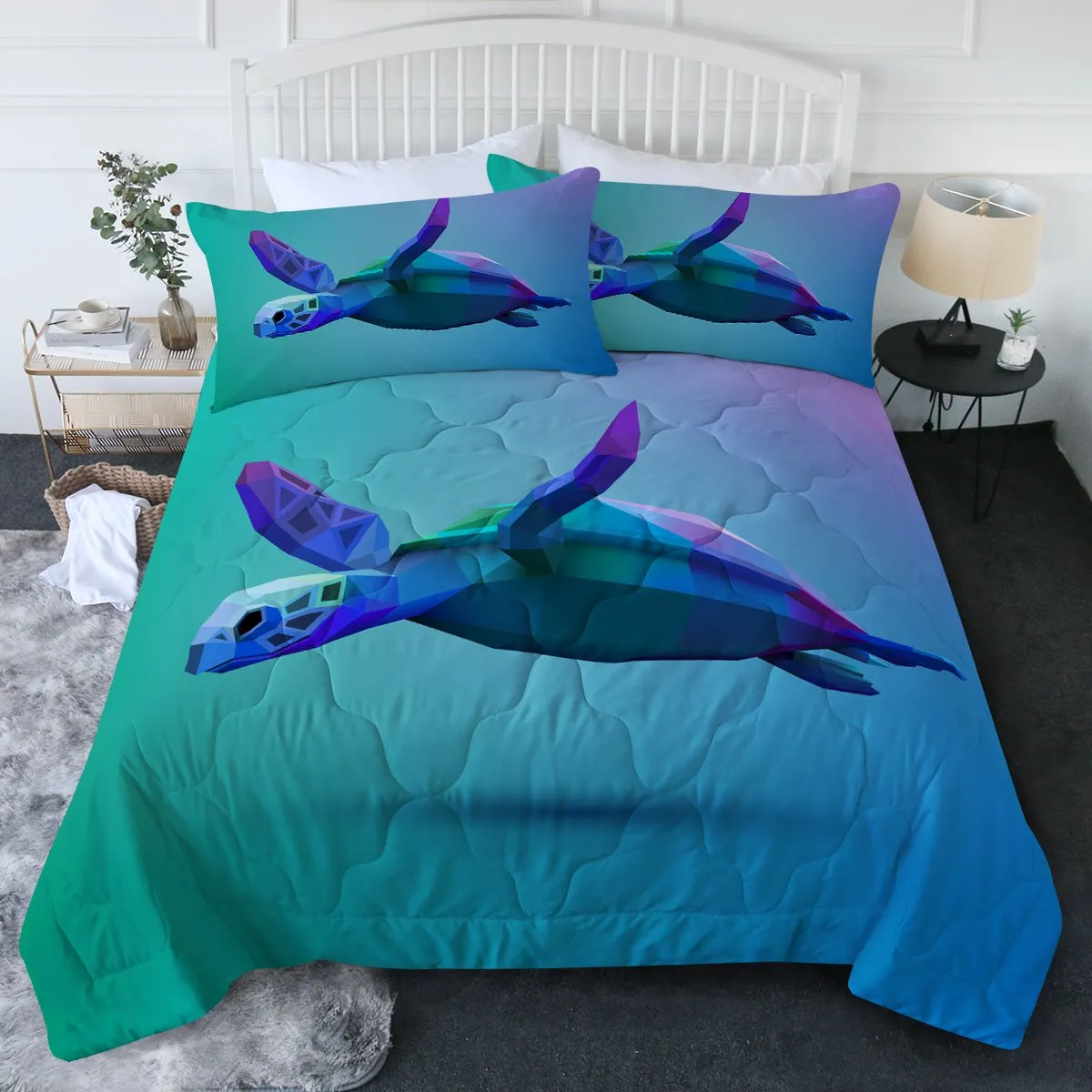 Sea Turtle Glide Comforter Set