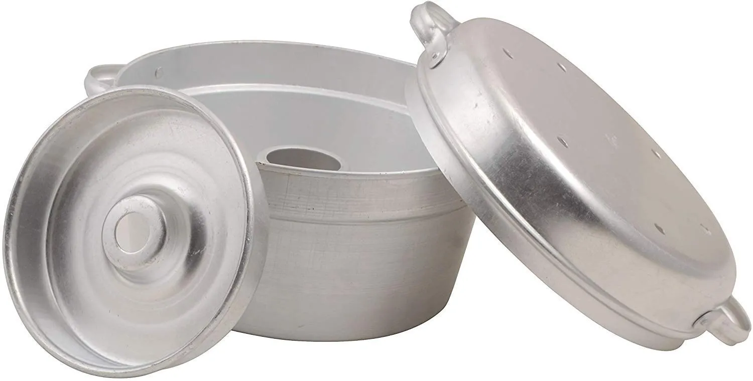 SHAPAT Aluminum Traditional Cake Cooker-Large, Non-Stick, 1 liter, Silver