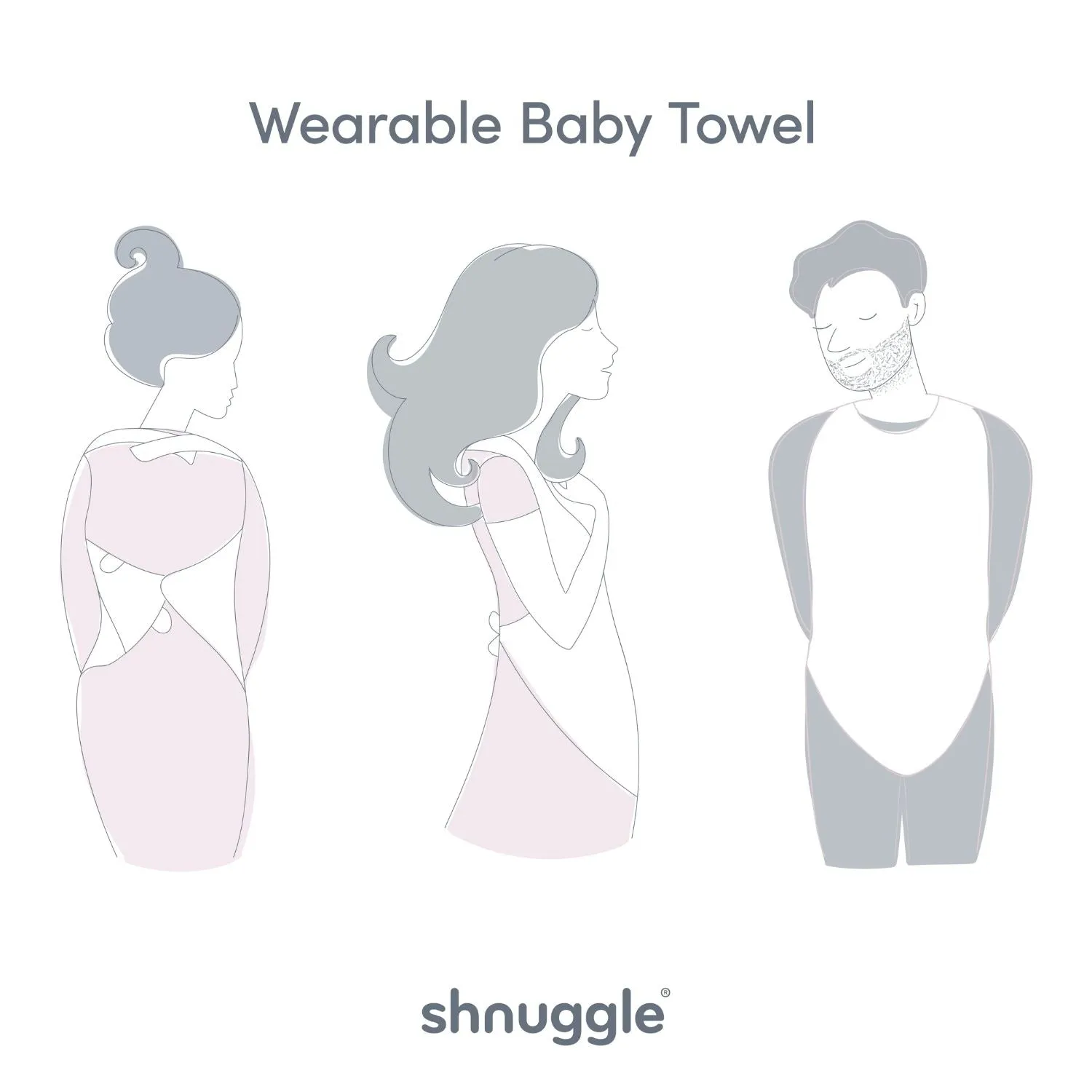 Shnuggle Wearable Baby Towel