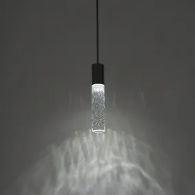 Sleek LED Pendant in Black