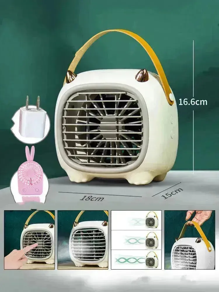 Small Air Conditioner Spray Cooling Small Fan Portable Portable Small Mini Fan