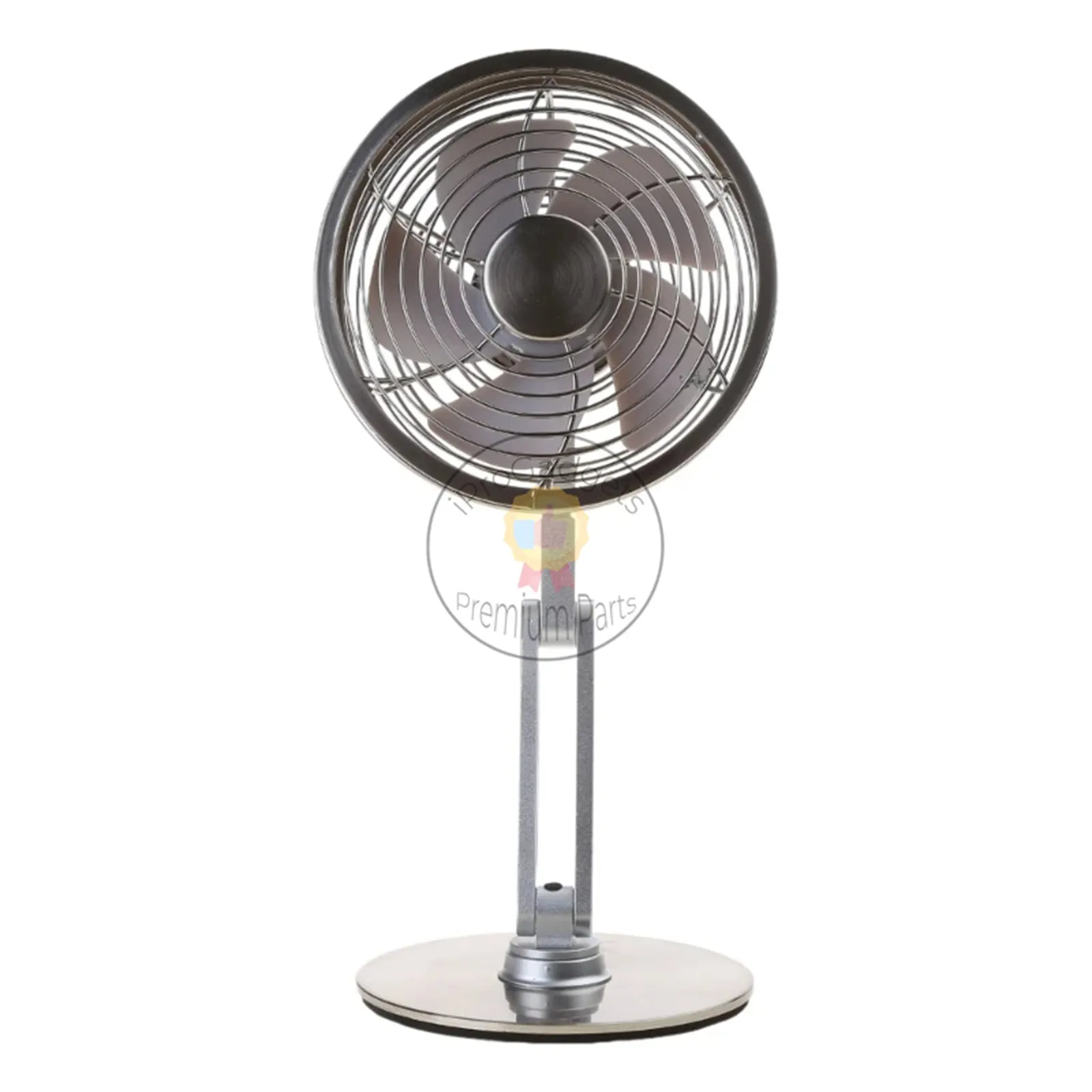 Small Metal Cooling Fan 5V 4W 3Speed Adjustable Height 360°Rotate Desk Fan for Travel and Working