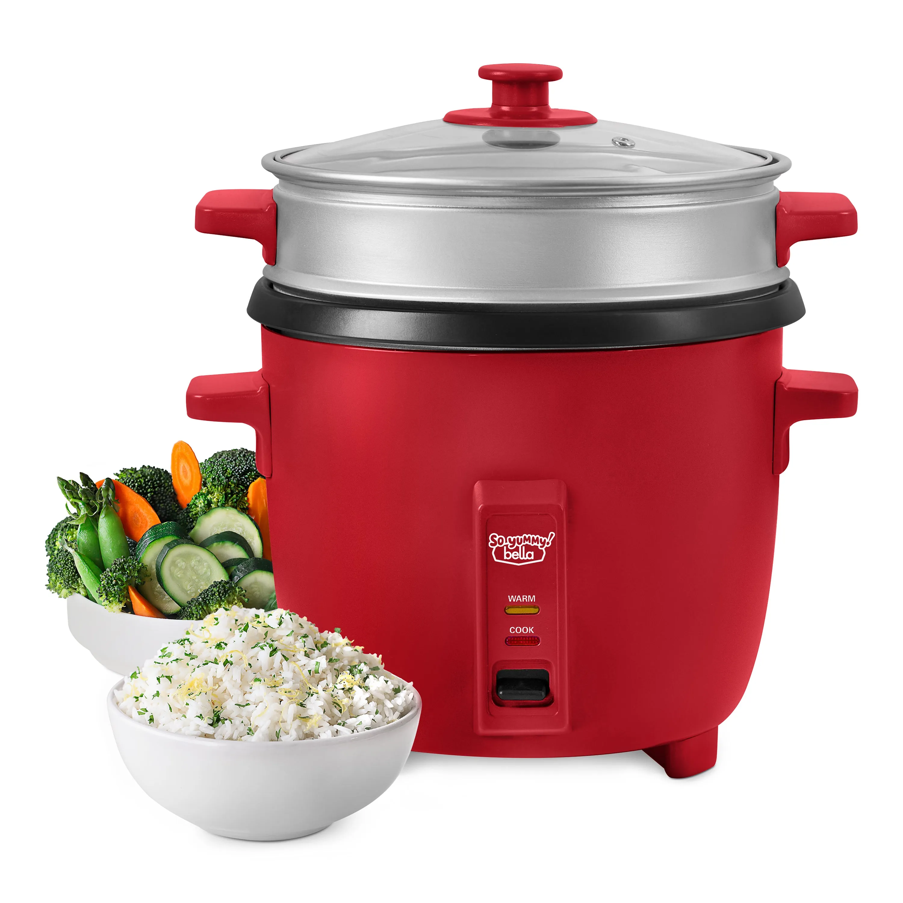 So Yummy by bella 2-in-1 Rice Cooker and Steamer