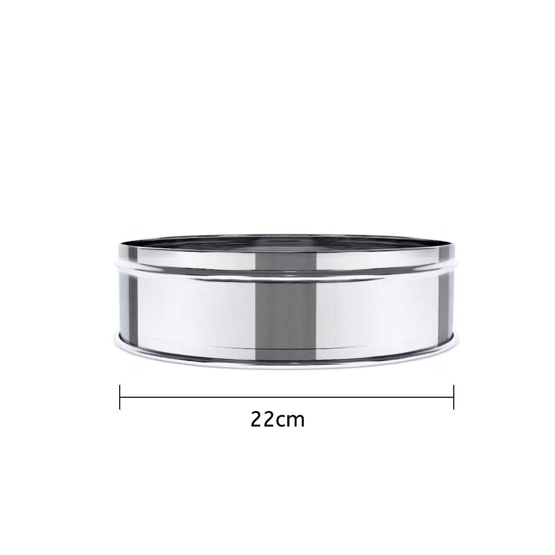 SOGA 3 Tier 22cm Stainless Steel Steamers With Lid Work inside of Basket Pot Steamers