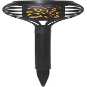 Solar Garden Lights Outdoor Torch Lights with Flickering Flame, Solar Flame Lights outside Garden Decor, Yard Lights Solar Powered Waterproof Landscape Pathway Lawn Torches Lights Halloween