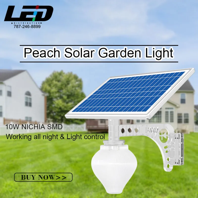 Solar Peach Garden Light 1500LM 15watt #0910