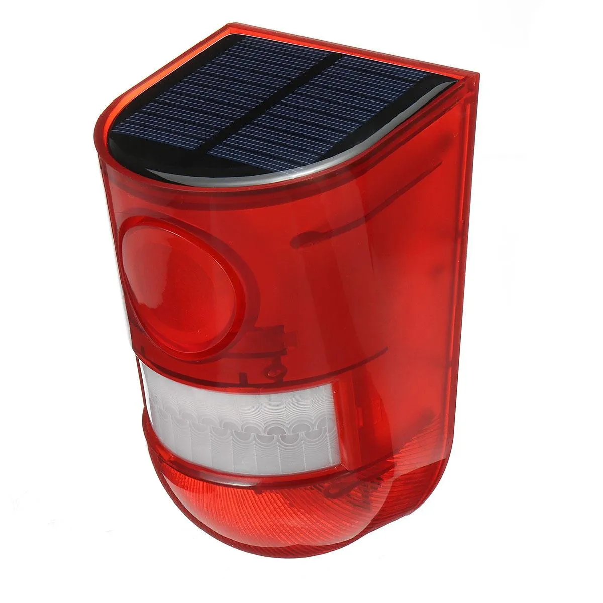 SOLAR-POWERED PIR W/ 129DB SIREN ALARM - N911