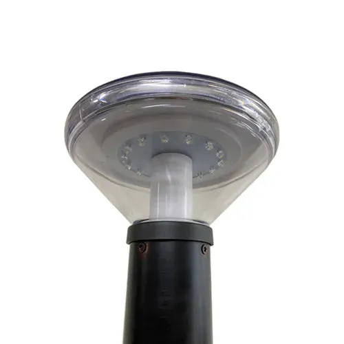 Solar Round Bollard Light,5 Watt, 560 Lumens