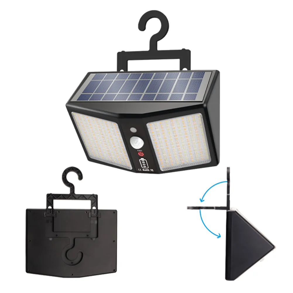 Solar Wall Lamps 360 LED 2000 Lumens #1022