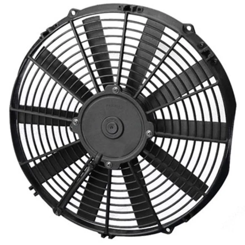 SPAL 13.00" Inch Electric Fan Pusher Style Low Profile 1032 CFM 10 Straight Style Blades - 30100399