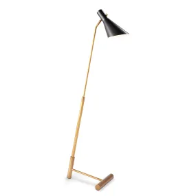 Spyder Floor Lamp (Blackened Brass and Natural Brass)