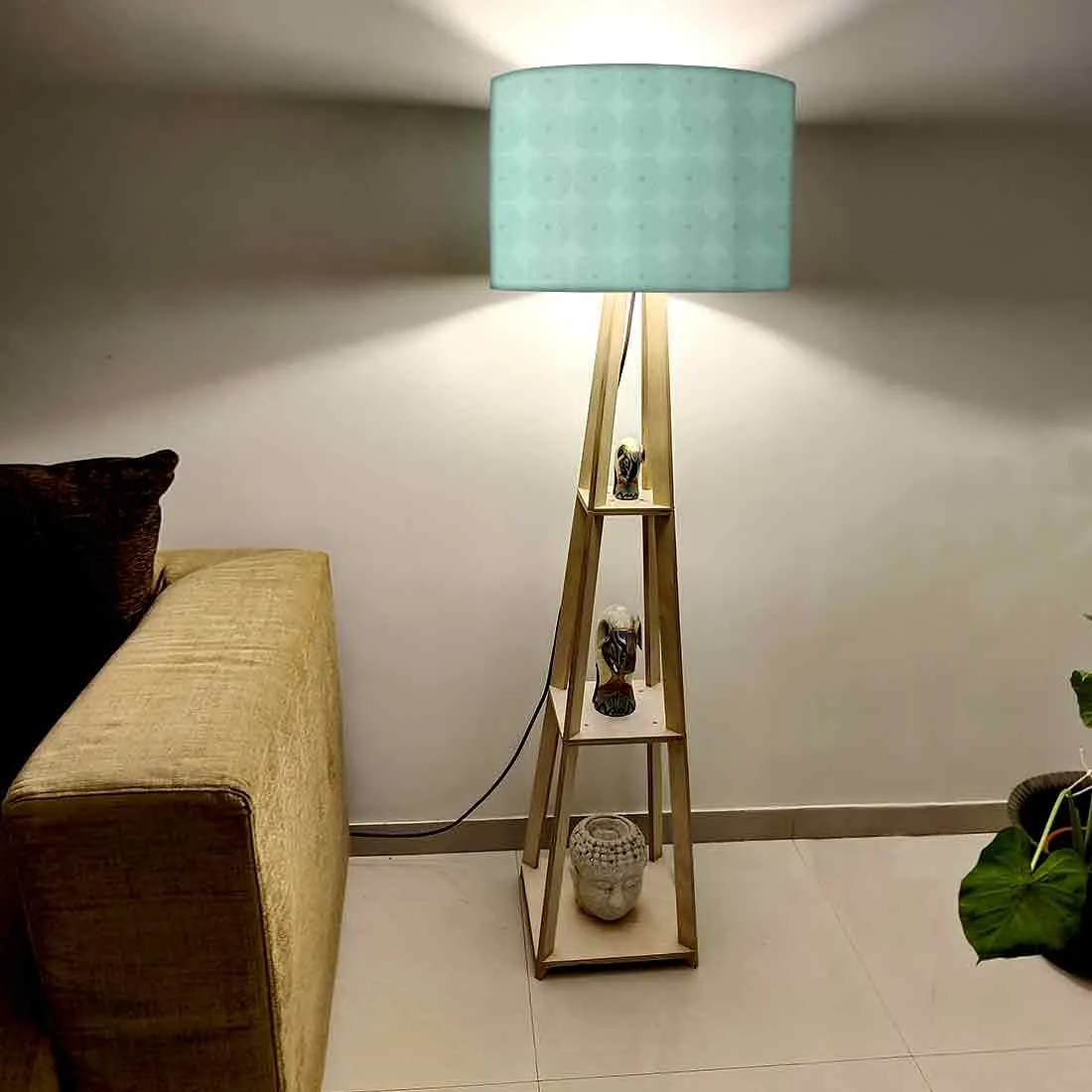 Standing Lamps For Living Room  -   Green Flower