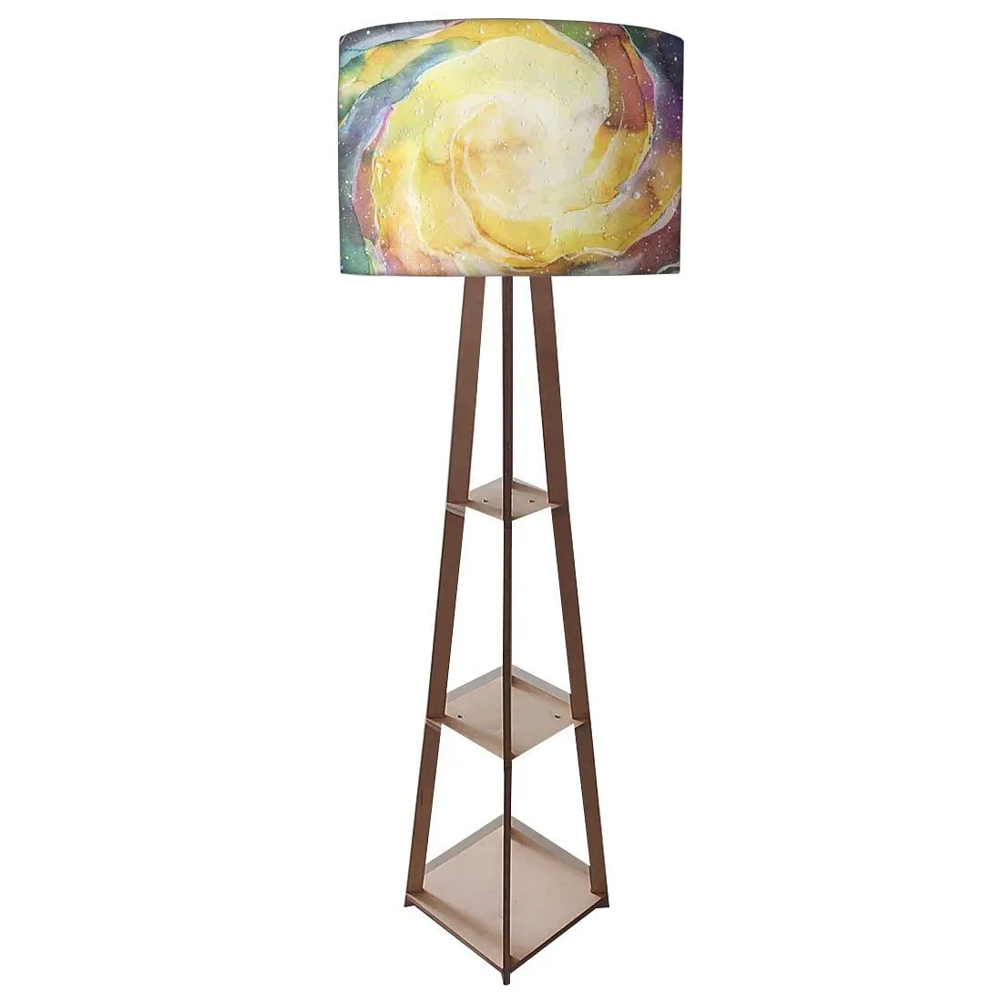 Standing Lamps For Living Room  -   Space Dark Purple Watercolor