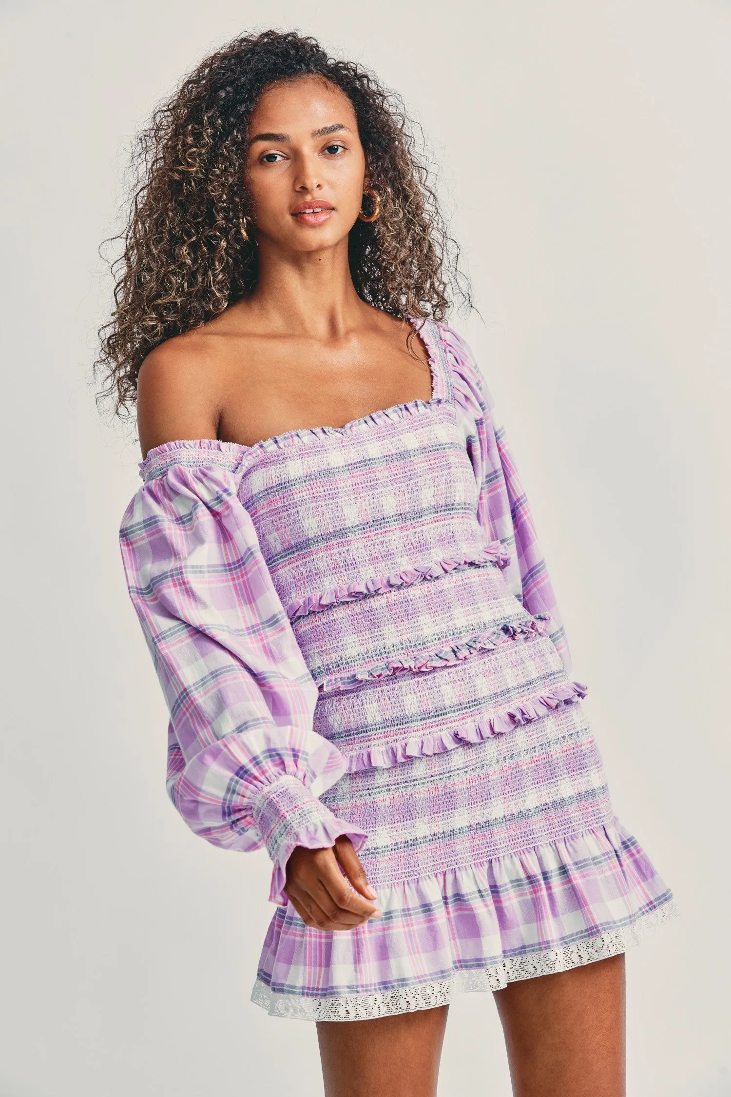 Stanley Plaid Mini Dress