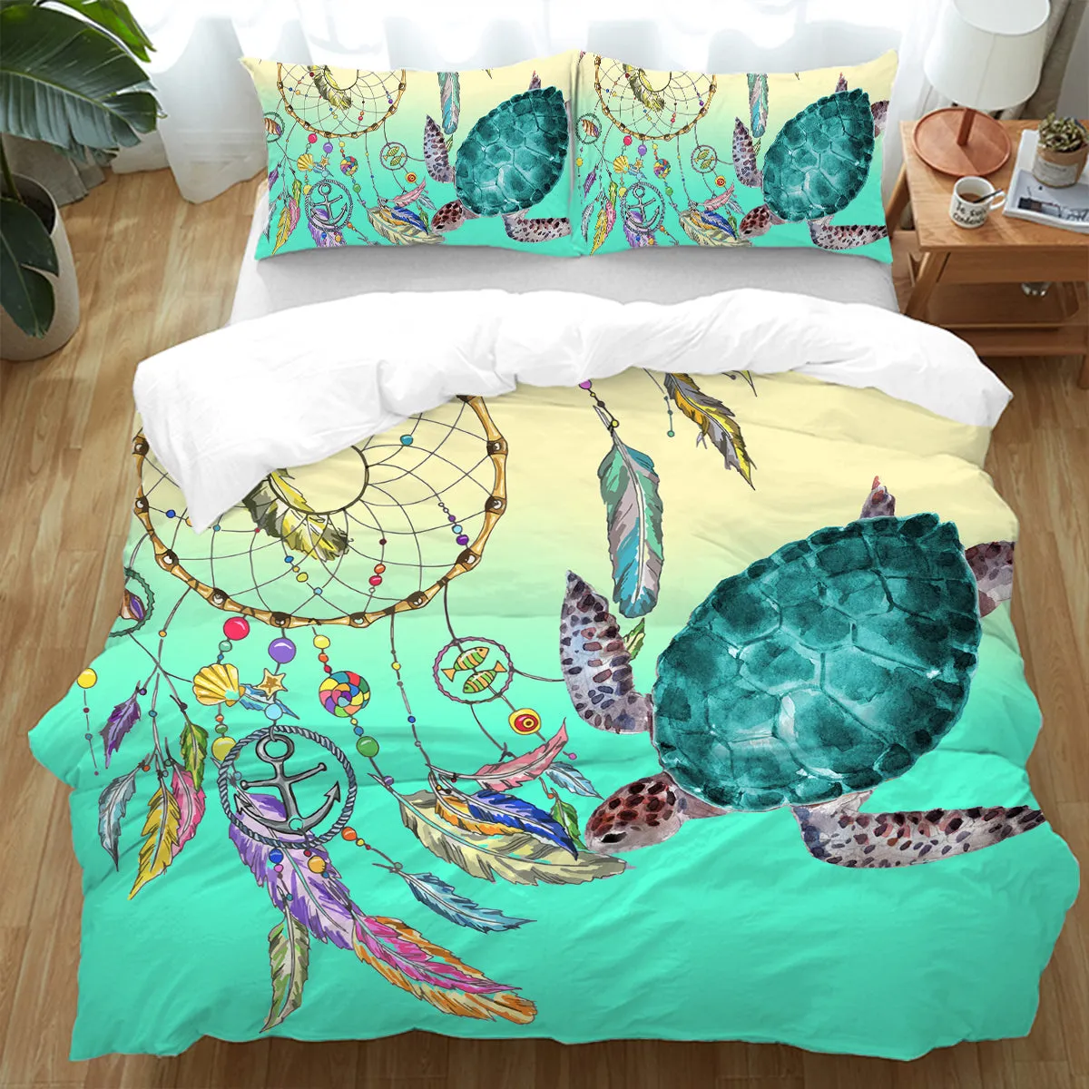 The Dreamcatcher and Sea Turtle Bedding Set