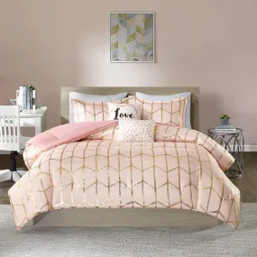 The Metallic Blush Bed Set