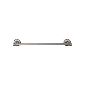 Top Knobs ED8APD Edwardian Bath Towel Bar 24 Inch Single - Plain Bplate Antique Pewter