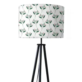 Tripod Floor Lamp Standing Light for Living Rooms -Berries Leaves