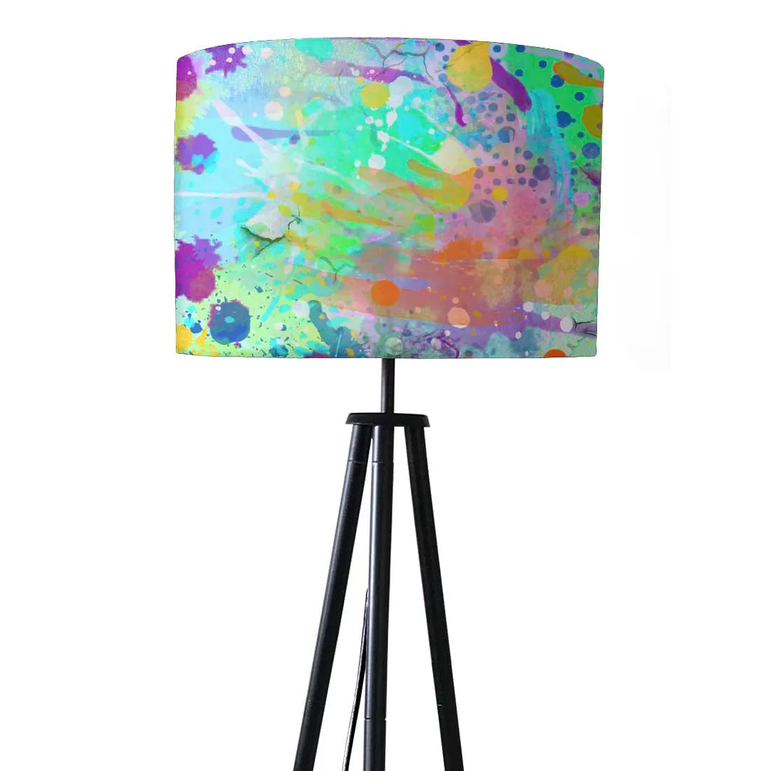 Tripod Floor Lamp Standing Light for Living Rooms -Watercolor