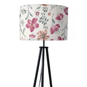 Tripod Standing Floor Lamp -Summer Flowers