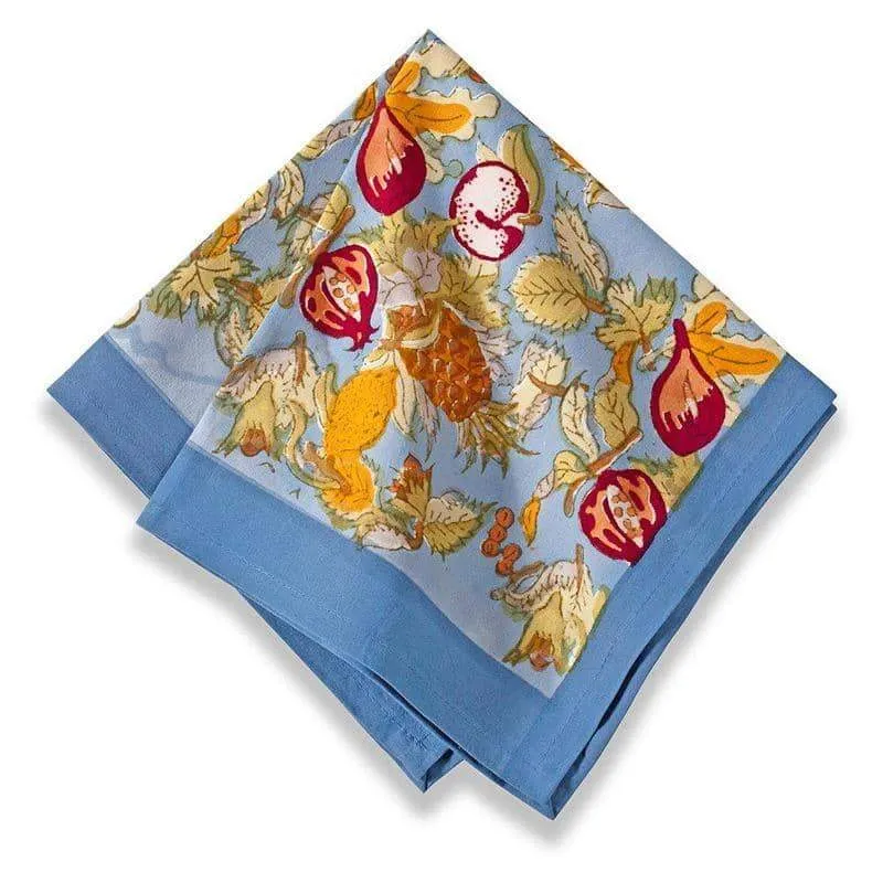 Tutti Frutti Napkins Blue & Red, Set of 6