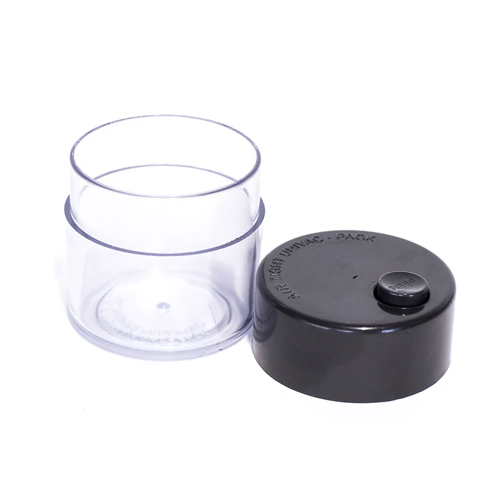 Univac Plastic Vacuum Seal Canister - Black and Clear