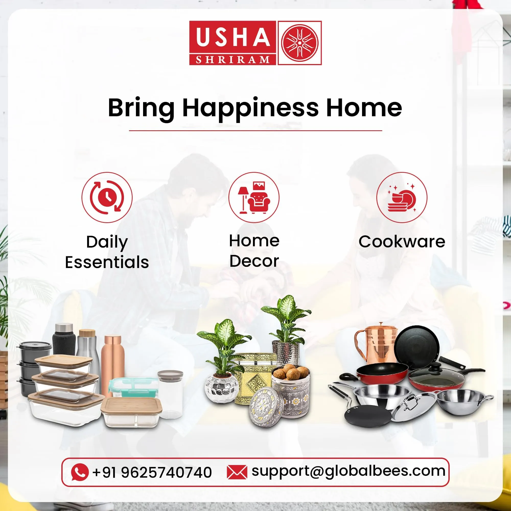 USHA SHRIRAM Stainless Steel Idli Cooker | Induction & Gas Friendly | Idly Maker with Stand | Steel Steamer For Cooking (Steamer   Idli Stand Combo (4 Plate))