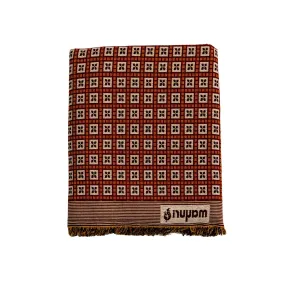 Varunavi Solapur Chaddar Cotton All Season AC Blanket Queen Size Top Sheet 90 in X 108 in (230 cm X 260 cm) (Maroon)