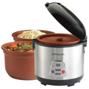 VitaClay Chef 4-in-1 Rice 'N Slow Cooker VF7700