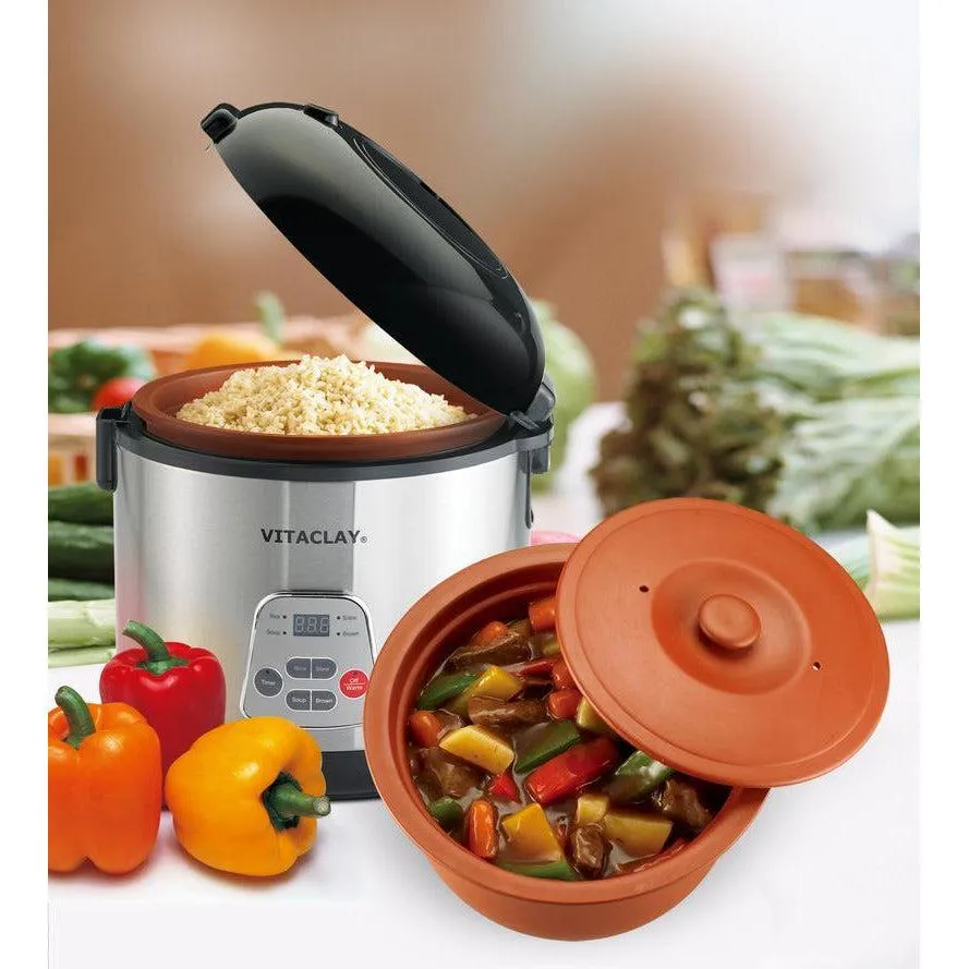 VitaClay Chef 4-in-1 Rice 'N Slow Cooker VF7700