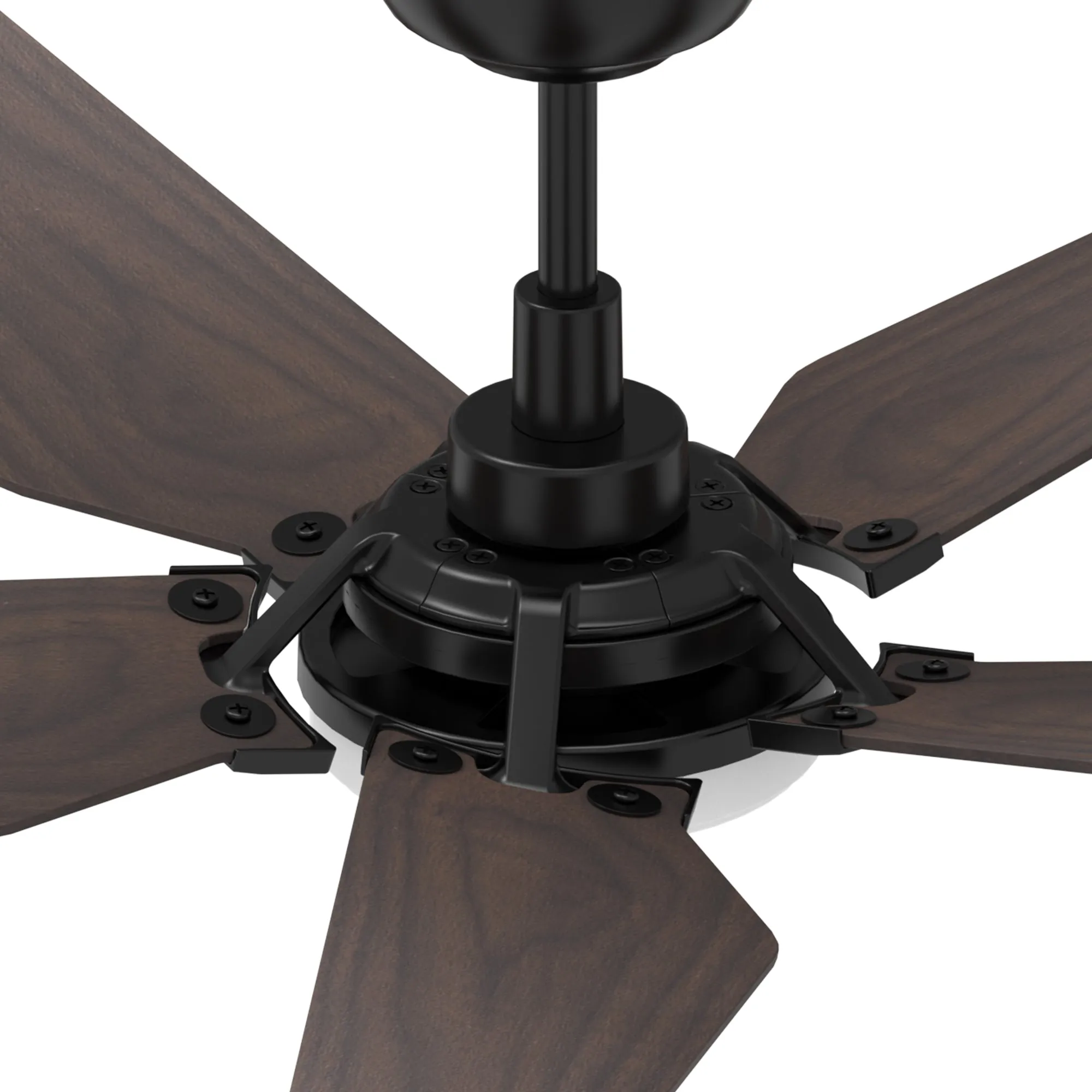 Voyager Outdoor Smart Ceiling Fan with Dimmable LED Light Remote 52"