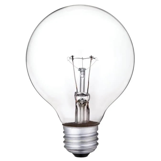 Westinghouse 0311900 40 Watt Incandescent G25 Globe Clear - 2700 Kelvin - Warm White - 365 Lumens - E26-Medium Base - 120 Volt - Box