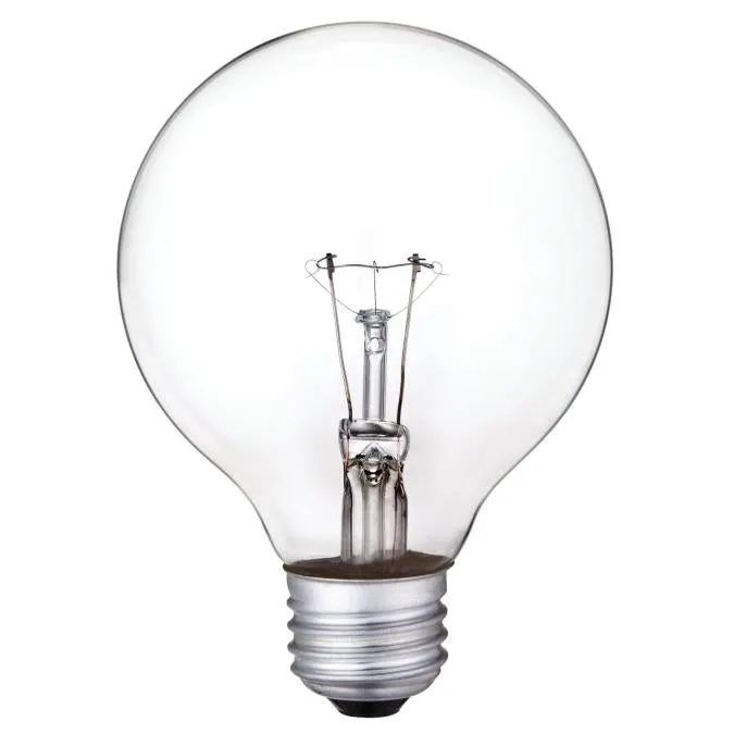 Westinghouse 0421900 40 Watt Incandescent G25 Globe Clear - 2700 Kelvin - Warm White - 320 Lumens - E26-Medium Base - 130 Volt - Box