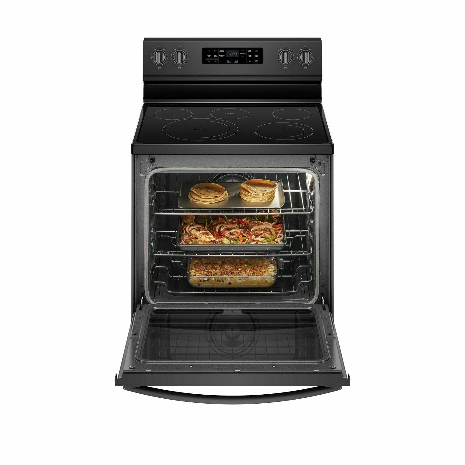 Whirlpool WFE775H0HB 6.4 cu. ft. Freestanding Electric Range with Frozen Bake™ Technology